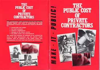 Public Cost Private Contractors