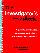 The Investigator's Handbook Front Cover